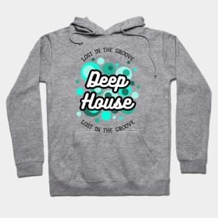 DEEP HOUSE  - bubbles (black) Hoodie